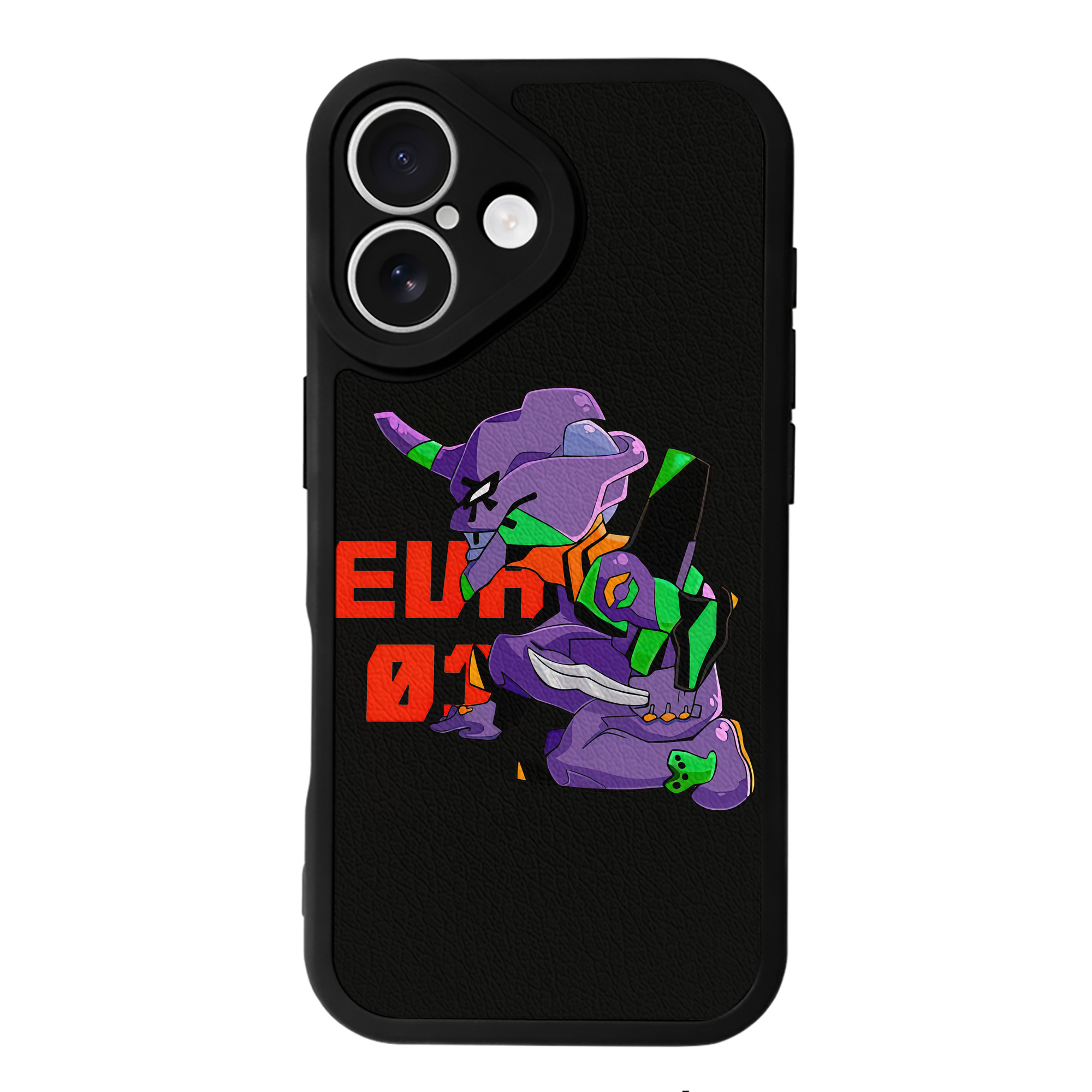 （画像用） EVA 新世紀エヴァンゲリオン 【iPhone 16シリーズ対応】シリコンスマホケース（レザー調） 材質：シリコン